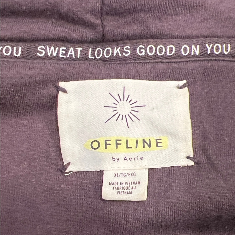 Aerie OFFLINE Purple Sweatshirt